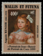 Wallis & Futuna 1991 - Mi-Nr. 598 ** - MNH - Selbsklebend - Gemälde / Paintings - Ungebraucht