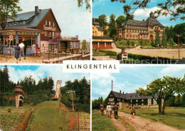 73041655 Klingenthal Vogtland HOG Sport Hotel Rathaus Gr Aschbergschanze Jugendh - Klingenthal