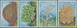 Fiji 1989 MiNr. 602 - 605 Fidschi-Inseln Marine Life, Corals 4v   MNH** 12.00 € - Marine Life