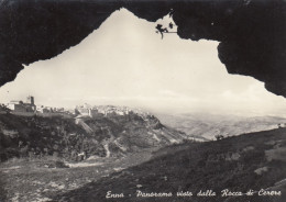 ENNA  /   Panorama Visto Dalla Rocca Di Cerere _ Viaggiata - Enna