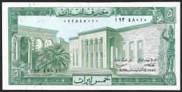 Lebanon 5 Livres 01.04.1978 P62c UNC - Libano