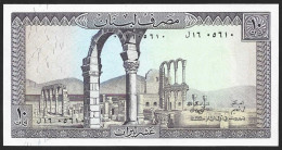 Lebanon 10 Livres 1986 P64f  UNC - Libano