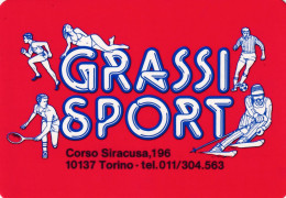 Calendarietto - Grassi Sport - Anno 1989 - Formato Piccolo : 1981-90