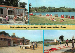 73040829 Halberstadt Naherholungszentrum Halberstaedter See Badestrand Tischtenn - Halberstadt