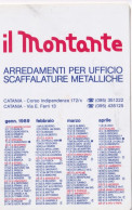 Calendarietto - Il Montante - Catania - Anno 1989 - Small : 1981-90