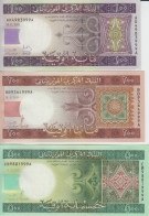 MAURITANIA 100 200 500 Ouguiya 2013 2015 P 16b 17 18 UNC Set Of 3 Banknotes With Last 3 Matching Serials - Mauritanie