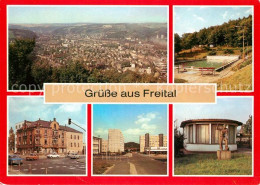 73039960 Freital Panorama Windbergbad Cafe Am Markt Neubaugebiet Zaukerode Denkm - Freital