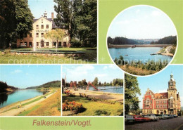 73039904 Falkenstein Vogtland Schloss Talsperre Sperrmauer Freibad Rathaus Falke - Falkenstein (Vogtland)