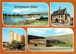 73039878 Schoenebeck Elbe Thaelmann Bruecke Rathaus Neubauten Kaufhalle Sued Sch - Schönebeck (Elbe)
