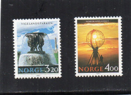 1991 Noorwegen Yv N° 1025/1026 : ** - MNH - NEUF - POSTFRISCH - POSTFRIS - Neufs