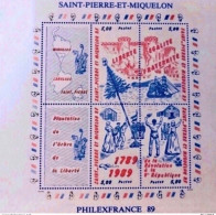 Saint Pierre Et Miquelon - Bloc 3 Révolution Française - BF3 - Nuevos