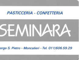 Calendarietto - Seminara - Pasticceria - Confetteria - Moncalieri - Anno 1989 - Formato Piccolo : 1981-90