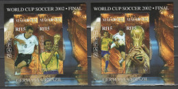 Maldive 2002 - Coppa Del Mondo Corea Giappone - Finale - 2 Bf           (g9576) - 2002 – South Korea / Japan