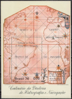 1976, Brazil, Century Hydrography, Water, Navigation, Souvenir Sheet, MNH(**), Mi BL37 - Nuevos