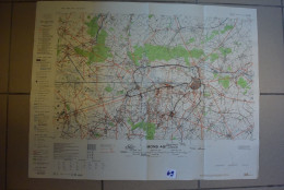 C69 Carte Belgique - Hainaut - Mons 45 - 1/50.000. - Topographical Maps