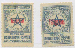 Marruecos 1935-1938 Telégrafos - Spanish Morocco