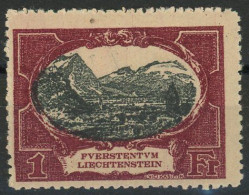 Liechtenstein 1921 Michel Nummer 60 Gefalzt - Gebruikt