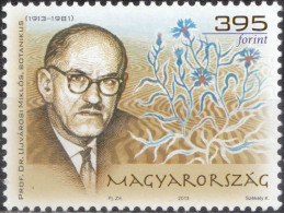 2013, Hungary, Ujvárosi Miklós, Botanists, Famous People, Men, Professors, 1 Stamps, MNH(**), HU 5598 - Ungebraucht