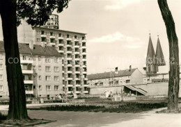 73037287 Frankfurt Oder Hochhaus Grosse Oderstrasse Friedenskirche Frankfurt Ode - Frankfurt A. D. Oder