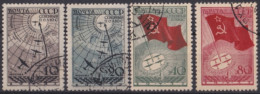 F-EX48424 RUSSIA 1938 USED TRANSPOLAR FLIGHT AVIATION AIRPLANE.  - Used Stamps