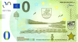 0-Euro MEMO EAAA 142/1  TITISEE-NEUSTADT SCHWARZWALD - Essais Privés / Non-officiels