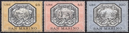1972, San Marino, Legend Of St Marinus, Animals (Fauna), Bears, Mammals, Saints, 3 Stamps, MNH(**), SM 999-1001 - Ungebraucht