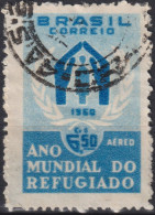 1960 Brasilien AEREO ° Mi:BR 977, Sn:BR C94, Yt:BR PA82, World Refugee Year - Usati