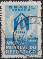 1960 Brasilien AEREO ° Mi:BR 977, Sn:BR C94, Yt:BR PA82, World Refugee Year - Poste Aérienne