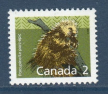 Canada, **, Yv 1065, Mi 1103 XA, SG 1262, Porc-épic D'Amérique (Erethizon Dorsatum), - Neufs