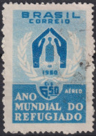 1960 Brasilien AEREO ° Mi:BR 977, Sn:BR C94, Yt:BR PA82, World Refugee Year - Airmail