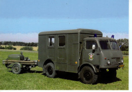 Tatra 805 Dopravní Automobil (1955) - Sbor Dobrovolnych Hasicú Chlumetín-120  - CPM - Vrachtwagens En LGV