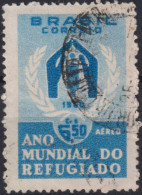 1960 Brasilien AEREO ° Mi:BR 977, Sn:BR C94, Yt:BR PA82, World Refugee Year - Airmail