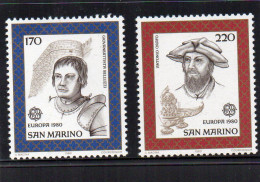 1980 San Marino MI N° 1212/1213 ** : MNH, Postfris, Postfrisch , Neuf Sans Charniere - 1980