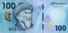 KYRGYZSTAN 100 Som 2023 P W36 UNC - Kirgizïe