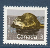 Canada, **, Yv 1066, Mi 1104, SG 1263, Rat Musqué (Ondatra Zibethicus), - Unused Stamps