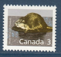 Canada, **, Yv 1066, Mi 1104, SG 1263, Rat Musqué (Ondatra Zibethicus), - Rongeurs