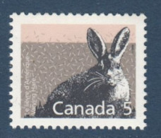 Canada, **, Yv 1067, Mi 1105, SG 1264, Lièvre D'Amérique, Lièvre Variable Ou Lièvre à Raquettes (Lepus Americanus), - Nuovi