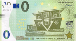 0-Euro MEMO EAAA 166/1  DAS VERRÜCKTE HAUS - BISPINGEN - Essais Privés / Non-officiels