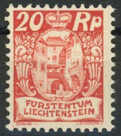 Liechtenstein 1926 Michel Nummer 70 Gefalzt - Gebruikt