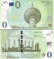 MEMO 0-Euro E----  BERLINER FERNSEHTURM VORLÄUFER - Essais Privés / Non-officiels