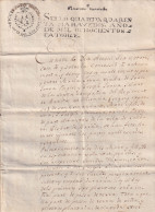 1814-PS-4 SPAIN ESPAÑA 1814 SELLO 4º SEALLED PAPER REVENUE.  - Fiscales