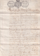 1827-PS-12 SPAIN ESPAÑA 1827 SELLO 2º SEALLED PAPER REVENUE.  - Steuermarken