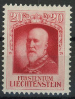 Liechtenstein 1929 Michel Nummer 91 Gefalzt - Gebruikt