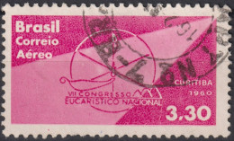 1960 Brasilien AEREO ° Mi:BR 983, Sn:BR C99, Yt:BR PA87, 7th Eucharistic Congress - Posta Aerea