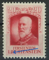 Liechtenstein 1929 Michel Nummer 91I Gefalzt - Gebraucht