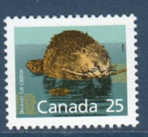Canada, **, Yv 1070, Mi 1108 YA, SG 1267, Castor Du Canada (Castor Canadensis), - Knaagdieren