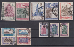 00604/ Spain 1945 Pro Seminario Zaragoza Cinderella's Used X12 - Colecciones