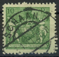 Liechtenstein 1921 Michel Nummer 50B Gestempelt - Gebruikt