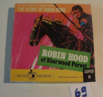 C69 Bande SUPER 8 - Walt Disney - Robin Hood Of Sherwood Forest - Film - Bobine - Pellicole Cinematografiche: 35mm-16mm-9,5+8+S8mm