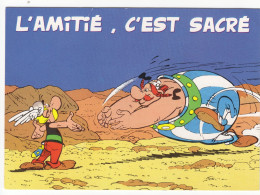 CP Neuve - ASTERIX OBELIX " L'AMITIE, C'EST SACRE " GOSCINNY Et  UDERZO De 1999 - Comics